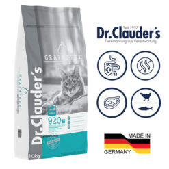 غذای خشک گربه بدون غلات دکتر کلادرز 10 کیلوگرم - اورجینال + ارسال رایگان (آلمان)