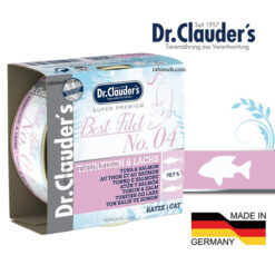 کنسرو نچرال گربه دکتر کلادرز طعم سالمون و ماهی تن 70 گرمی