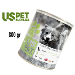 کنسرو سگ یو اس پت طعم بره سیرابی و کدو 800 گرم