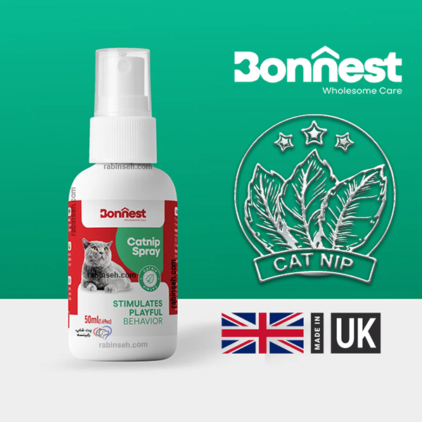 اسپری کت نیپ گربه بونست انگلیس 50 میلی لیتر