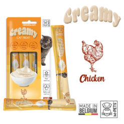 بستنی گربه ام پتز بلژیک طعم مرغ 4 عددی