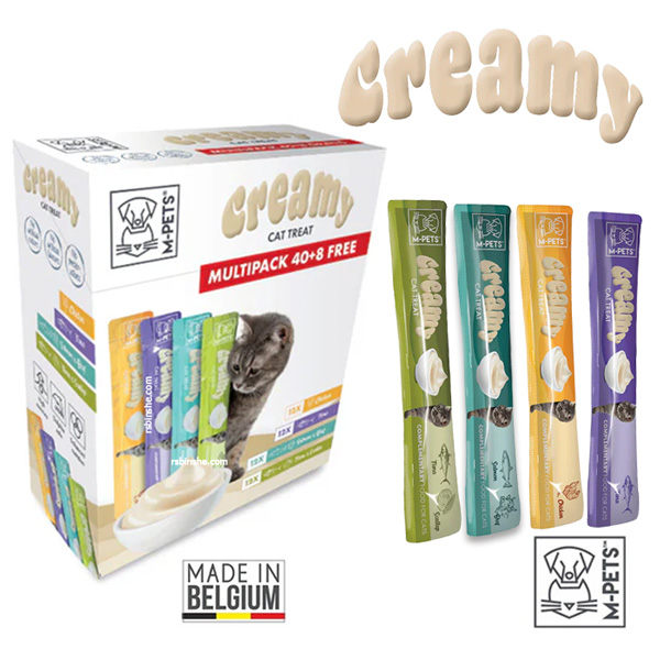 بستنی گربه ام پتز بلژیک طعم بندی تک عددی