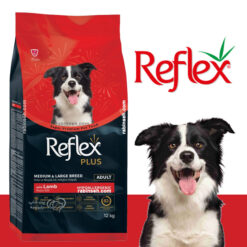 غذای سگ بالغ رفلکس هایپو آلرژیک نژاد بزرگ و متوسط طعم بره 12 کیلوگرم