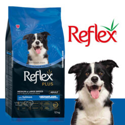 غذای سگ بالغ رفلکس هایپو آلرژیک نژاد بزرگ و متوسط طعم سالمون 12 کیلوگرم