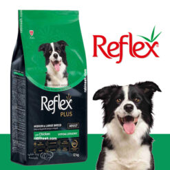 غذای سگ بالغ رفلکس هایپو آلرژیک نژاد بزرگ و متوسط طعم مرغ 12 کیلوگرم