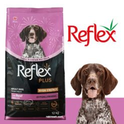 غذای خشک سگ پر انرژی بالغ رفلکس هایپوآلرژیک طعم گوساله 12 کیلوگرم