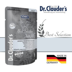 پوچ پته ای گربه دکتر کلادرز طعم مرغ و تن 85 گرمی (دستگاه گوارش و حضم غذا)