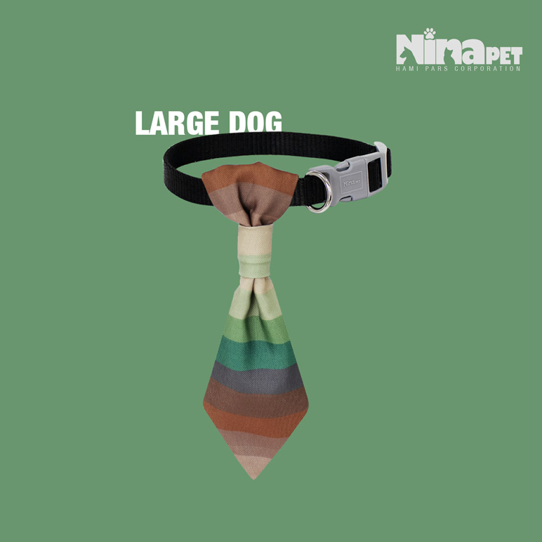 قلاده کراواتی سگ نژاد بزرگ نیناپت (مناسب وزن 20 الی 50 کیلوگرم)