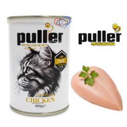 کنسرو پته ای گربه بالغ پولر طعم مرغ 400 گرم