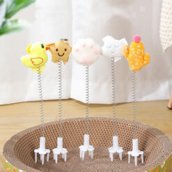 اسباب بازی گربه و سگ قابل اتصال به تخته مدل فنری