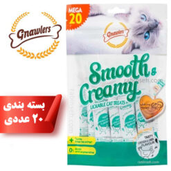 بستنی گربه گناولز طعم مرغ و جگر - 20 عددی