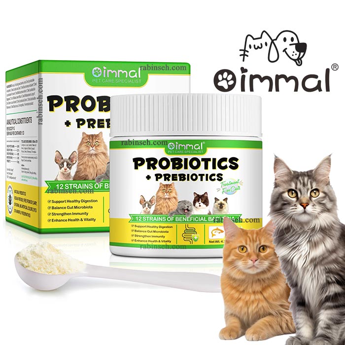 پودر پروبیوتیک گربه اویمال ایرلند 120 گرم