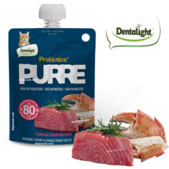 پودینگ گربه دنتالایت پروبیوتیک ماهی طعم تن و خرچنگ 55 گرم