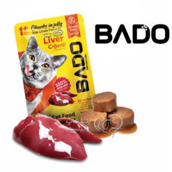 پوچ گربه بادو ترکیه طعم جگر در ژله مدل چانکی 85 گرم