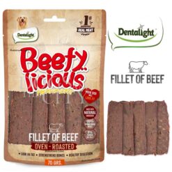 تشویقی سگ دنتالایت فیله گوساله کبابی 70 گرم