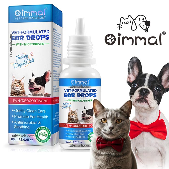قطره گوش سگ و گربه اویمال ایرلند 60 میلی گرم