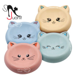 ظرف پوچ و بستنی سرامیکی سگ و گربه ژوانیت مدل گوش دار