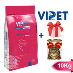غذای خشک بچه گربه کیتن وی پت 10 کیلوگرم + 1 عدد کنسرو گربه 400 گرمی هدیه VIPet