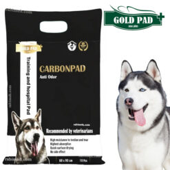 پد بهداشتی کربن دار حیوانات گلدپد 90×60 سانتی ( 10 عددی )