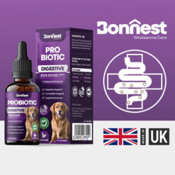 قطره پروبیوتیک سگ بونست انگلیس 60 میل – طعم مرغ
