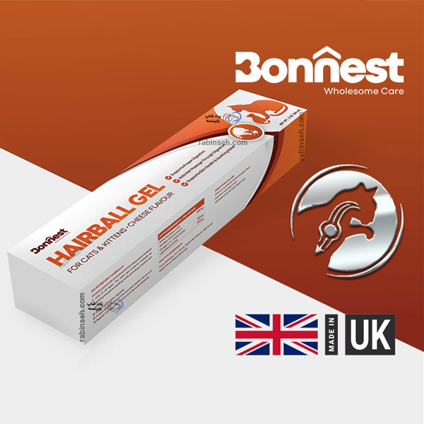 ژل هربال گربه بونست انگلیس 60 میل - طعم مرغ