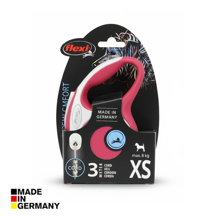 قلاده متری سگ فلکسی کامفورت کورد 3 متری 360 درجه ای - اورجینال