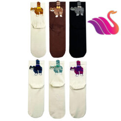 جوراب اسپرت نیم ساق مدل دو گیلاسه