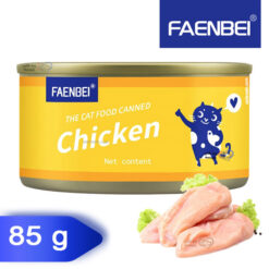 کنسرو نچرال فنبی گربه طعم مرغ 85 گرم
