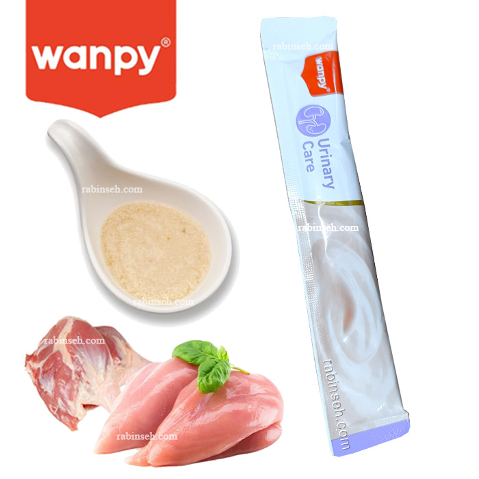 بستنی-تکی-مجاری-ادرار بستنی گربه ونپی تقویت مجاری ادرار با طعم مرغ و اردک 1 عددی