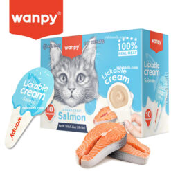 بستنی قاشقی ونپی گربه طعم سالمون 10 عددی