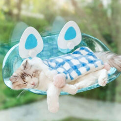 جای خواب شیشه ای لب پنجره ای گربه مدل فانتزی (مناسب وزن 1 تا 15 کیلو گرم )