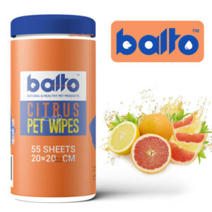 دستمال مرطوب سگ و گربه بالتو پت با رایحه مرکبات تحت لیسانس ترکیه