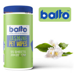 دستمال مرطوب سگ و گربه بالتو پت با رایحه یاسمن  55 عددی