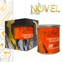 کنسرو نچرال گربه بالغ نوول طعم مرغ و انبه 300 گرم