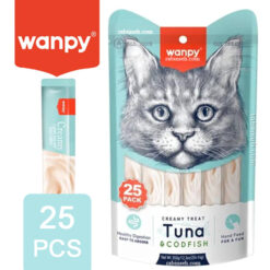 بستنی گربه ونپی طعم تن و ماهی کاد 25 عددی