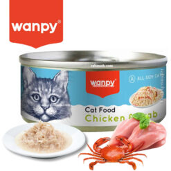 کنسرو گربه نچرال ونپی مرغ و خرچنگ 95 گرمی