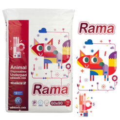 پد بهداشتی حیوانات راما 90×60 سانتی ( 10 عددی )