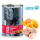 کنسرو گربه پریمیوم یو اس پت طعم تن ، کدوتنبل و انبه پته ای 430 گرم