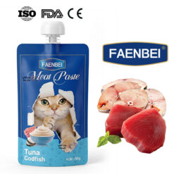 پودینگ فنبی گربه بالغ طعم تن و ماهی کاد 90 گرم