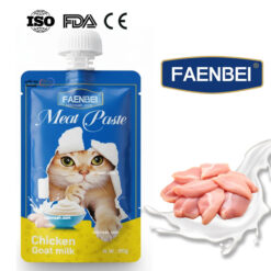 پودینگ فنبی گربه بالغ مرغ و شیر بز 90 گرم