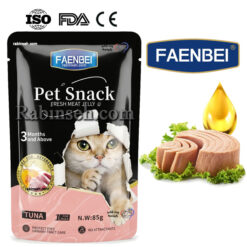 پوچ فنبی گربه طعم تن در ژله 85 گرم