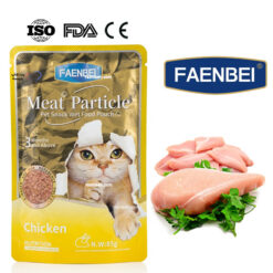 پوچ فنبی گربه مدل چانکی طعم مرغ در سس 85 گرم