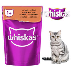 پوچ گربه بالغ ویسکاس طعم گوساله در سس 85 گرم (آلمان)