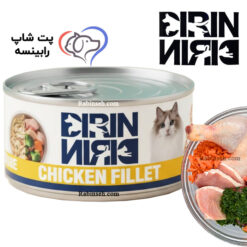 کنسرو گربه بالغ دیرین دیرین طعم مرغ مدل نچرال 120 گرم
