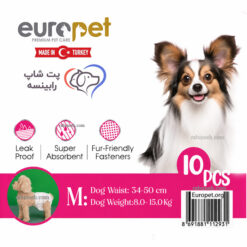 پوشک سگ ماده یوروپت سایز M متوسط 10 عددی
