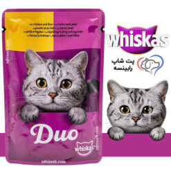 پوچ گربه بالغ ویسکاس آلمان مرغ و جگر 85 گرم