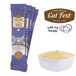 بستنی گربه کت فست اردک و خاویار 1 عددی