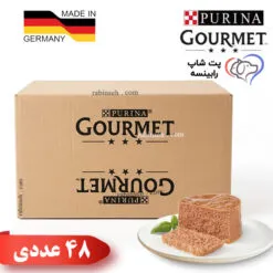 پک کنسرو گربه گورمت پته 48 عددی طعم بندی مختلف