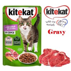 پوچ گربه کیت کت گوشت بره در سس 85 گرم