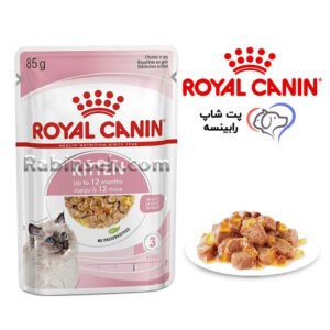 پوچ بچه گربه کیتن رویال کنین در ژله در سس 85 گرم